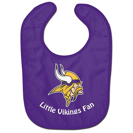 Babador Infantil Pequeno Fã Minnesota Vikings