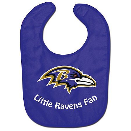 Babador Infantil Pequeno Fã Baltimore Ravens