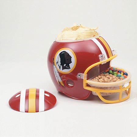 Capacete Snack Helmet Aperitivos GameDay Washington Redskins