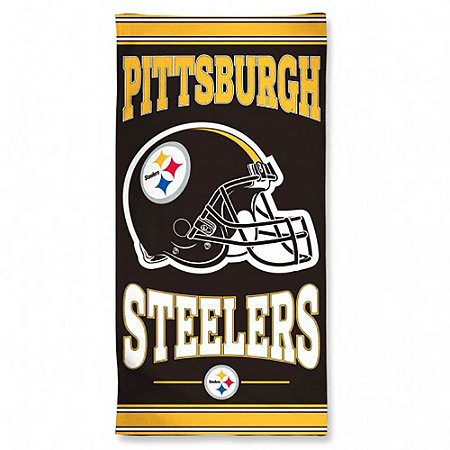 Toalha de Praia e Banho Standard Pittsburgh Steelers