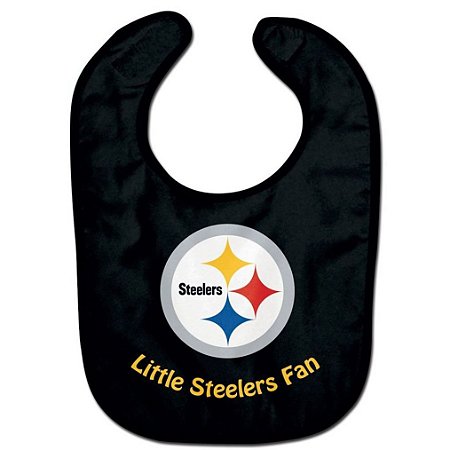 Babador Infantil Pequeno Fã Pittsburgh Steelers