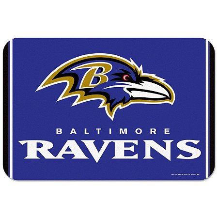 Tapete Decorativo Boas-Vindas NFL 51x76 Baltimore Ravens
