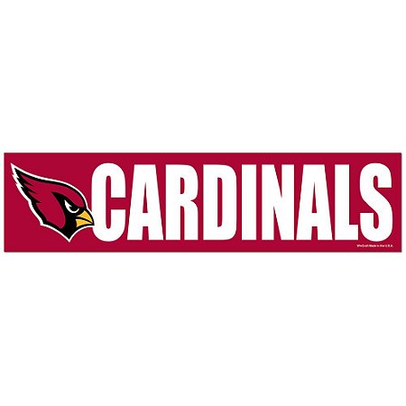 Adesivo Faixa Bumper Strip 30x7,5 Arizona Cardinals