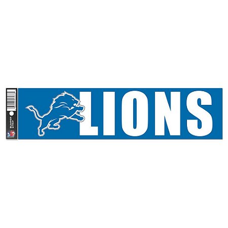 Adesivo Faixa Bumper Strip 30x7,5 Detroit Lions