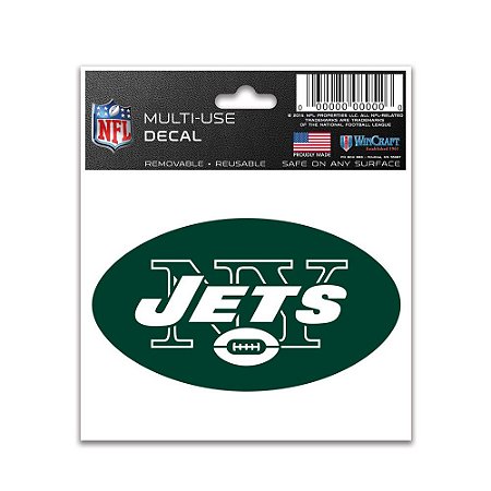 Adesivo Multi-Uso 8x10 NFL New York Jets