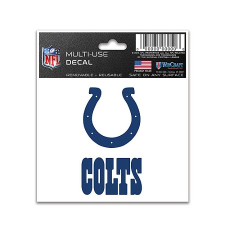 Adesivo Multi-Uso 8x10 NFL Indianapolis Colts
