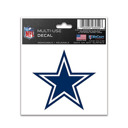 Adesivo Multi-Uso 8x10 NFL Dallas Cowboys