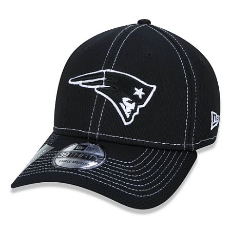 Boné New England Patriots 3930 Sideline Road Black NFL 100