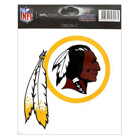 Adesivo Especial Washington Redskins Logo NFL