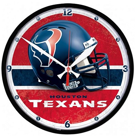 Relógio de Parede NFL Houston Texans 32cm