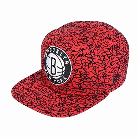 Boné Brooklyn Nets 950 Draft Camu Red - New Era
