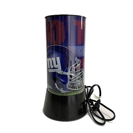 Luminária Rotativa 30cm NFL New York Giants 120V