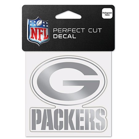 Adesivo Perfect Cut Decal Cromado NFL Green Bay Packers