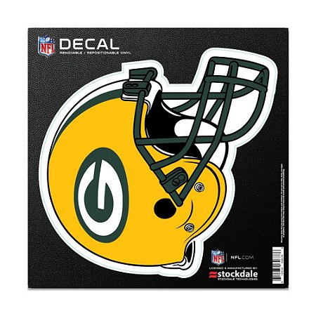 Adesivo All Surface Capacete NFL Green Bay Packers