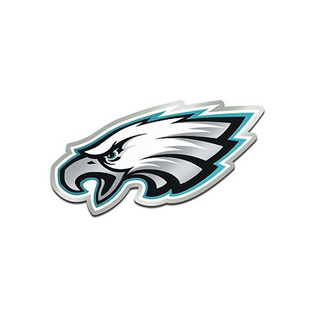 Auto Emblema Acrílico/Metal Philadelphia Eagles NFL