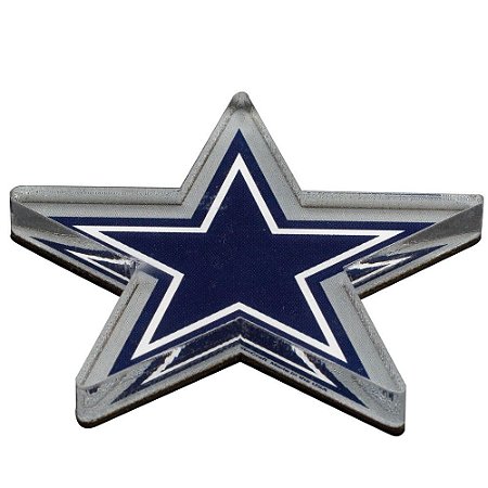 Imã Magnético Acrílico Dallas Cowboys NFL
