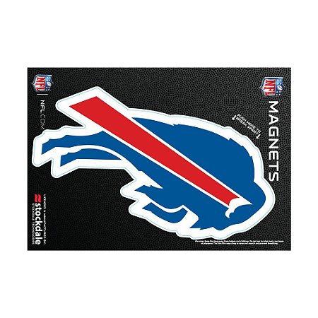 Imã Magnético Vinil 7x12cm Buffalo Bills NFL