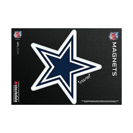 Imã Magnético Vinil 7x12cm Dallas Cowboys NFL