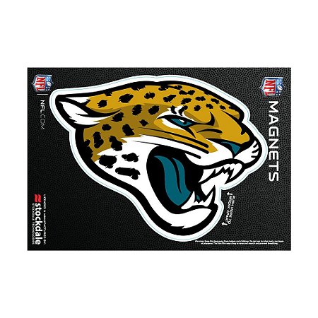 Imã Magnético Vinil 7x12cm Jacksonville Jaguars NFL