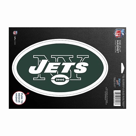 Imã Magnético Vinil 7x12cm New York Jets NFL