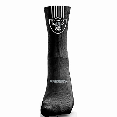 Meia NFL Oakland Raiders Sublimada 2 Cano longo