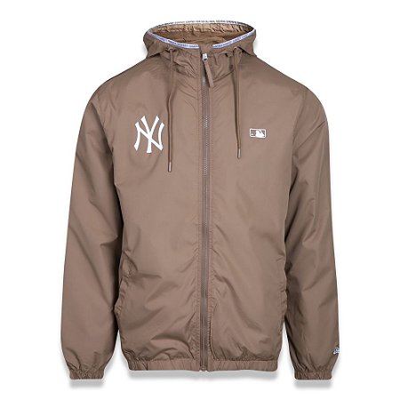 Jaqueta Quebra vento New York Yankees Alkaline Taped Marrom - New Era