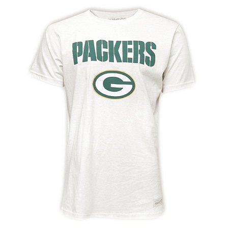 Camiseta NFL Green Bay Packers Estampada Off White - M&N