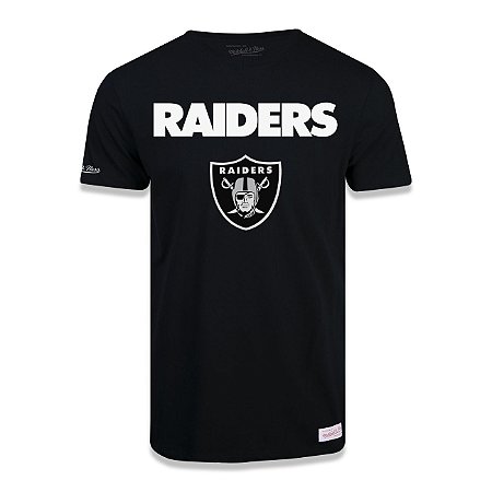 Camiseta NFL Las Vegas Raiders Estampada Preto - M&N