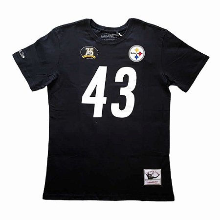 Camiseta NFL Pittsburgh Steelers Player 43 Troy Polamalu M&N