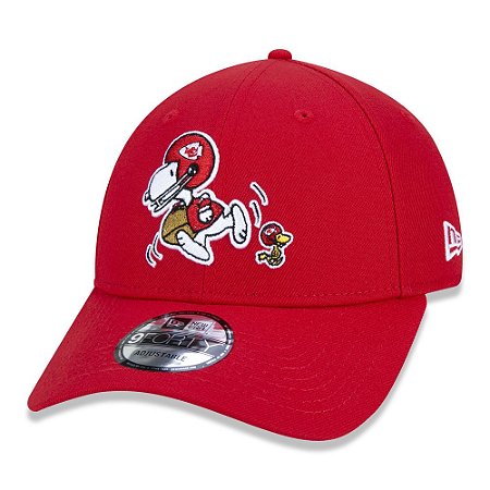 Boné Kansas City Chiefs 940 Peanuts Snoopy Red - New Era