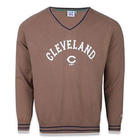 Camisa Tricot Cleveland Indians Heritage Word - New Era