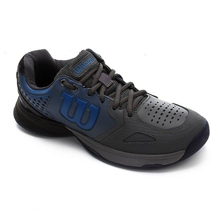 Tenis K Tour Masculino Cinza/Azul - Wilson