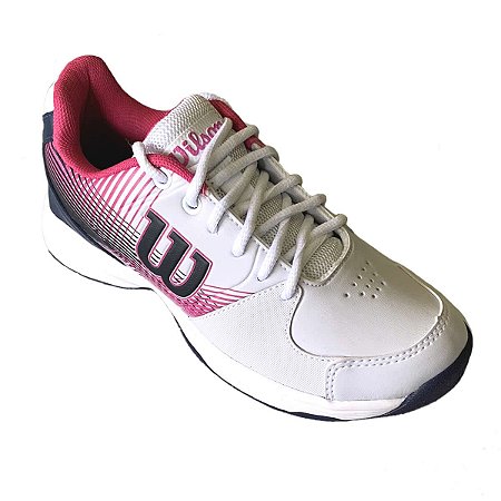 Tenis Wilson Ace All Court Feminino Branco e Azul