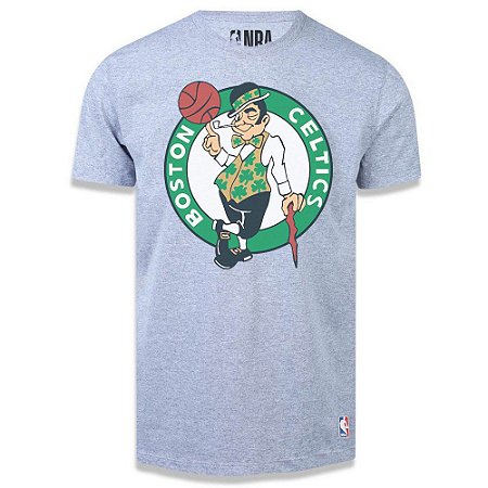 Camiseta Boston Celtics Big Logo Cinza - NBA