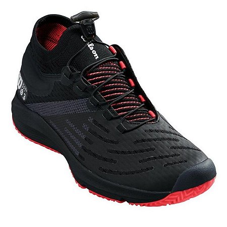 Tenis Wilson Kaos 3.0 SFT Masculino Preto / Vermelho