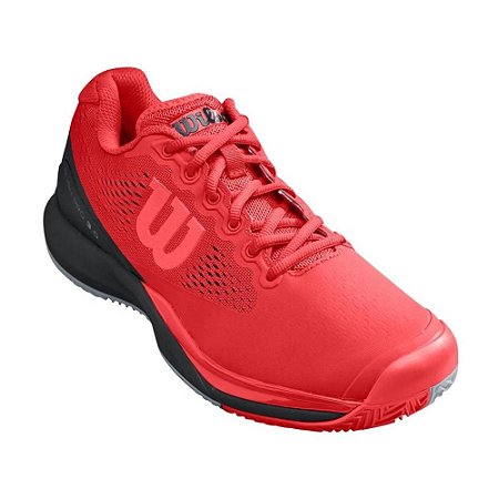 Tenis Wilson Rush Pro 3.0 All Court Masculino Vermelho Preto