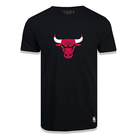 Camiseta Chicago Bulls Vinil Preta - NBA