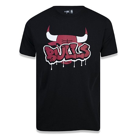 Camiseta Chicago Bulls Arte Graffiti - New Era