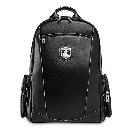 Mochila de Couro Nordweg Águia p/ notebook NW074A Preto