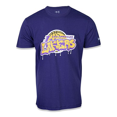 Camiseta Los Angeles Lakers Arte Graffiti - New Era