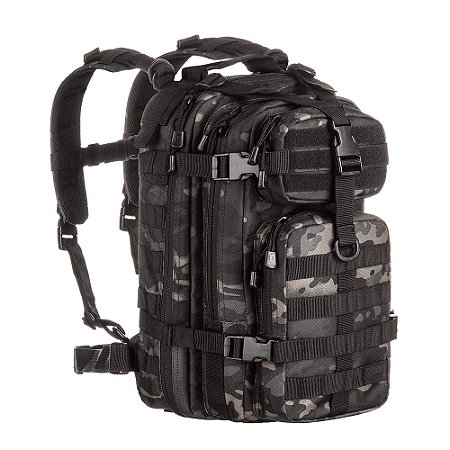 Mochila Tática Invictus Assault 30L Multicam Black Camuflado