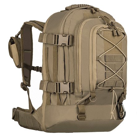 Mochila Tática Invictus Duster 50L Coyote Deserto Militar