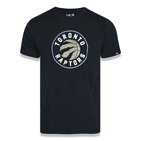 Camiseta Toronto Raptors Basic Logo NBA Preto - New Era