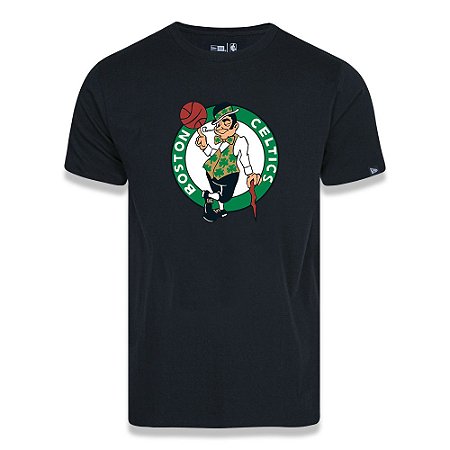 Camiseta Boston Celtics Basic Logo NBA Preto - New Era