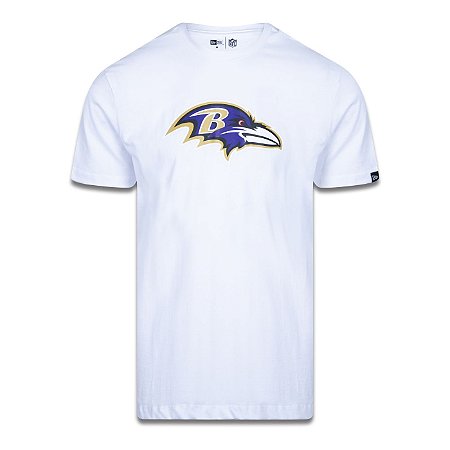 Camiseta New Era Baltimore Ravens Logo Time NFL Branco