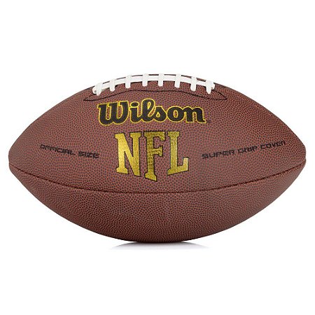 Bola Oficial NFL Super Grip Futebol Americano WIlson - FIRST DOWN - Produtos  Futebol Americano NFL