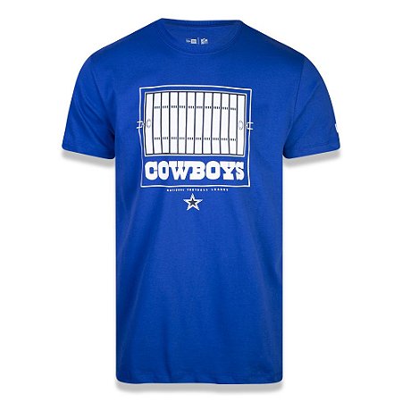 Camiseta New Era Dallas Cowboys Sport Field NFL Azul