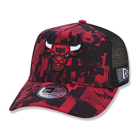 Boné New Era Chicago Bulls 940 Error Print NBA Aba Curva