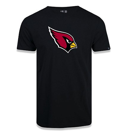 Camiseta New Era Arizona Cardinals Logo Time NFL Preto