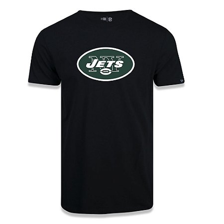 Camiseta New Era New York Jets Logo Time NFL Preto